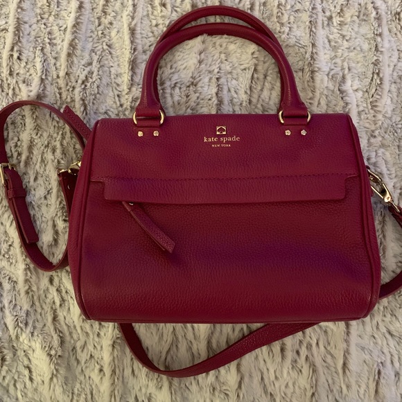kate spade Handbags - Kate Spade Bangel Purple Crossbody